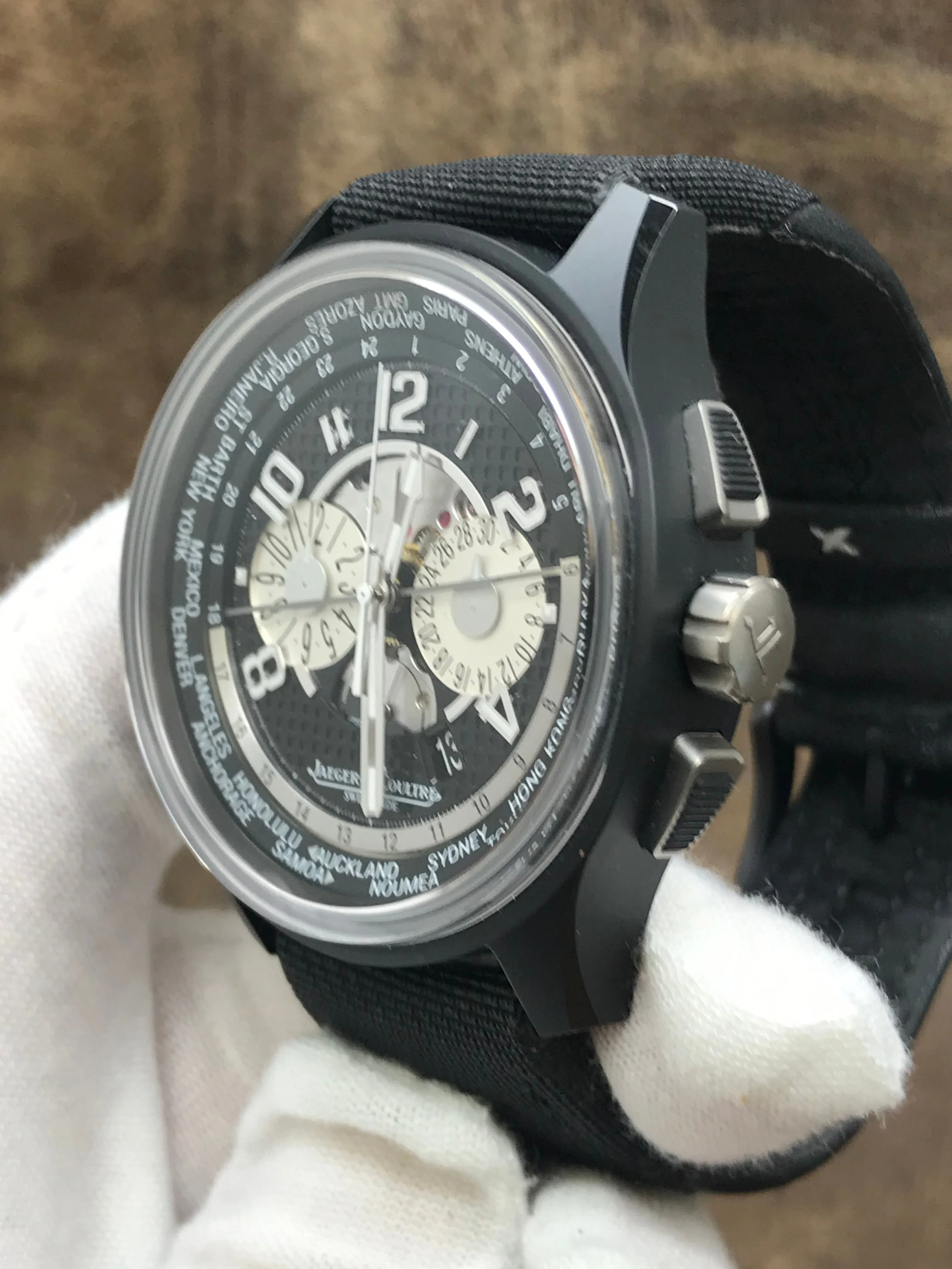 Jaeger-Lecoultre AMVOX 5 CHRONOGRAPH World Racing Aston Martin 300pcs L.E 193.J.22 Black Dial automatic Men's Watch