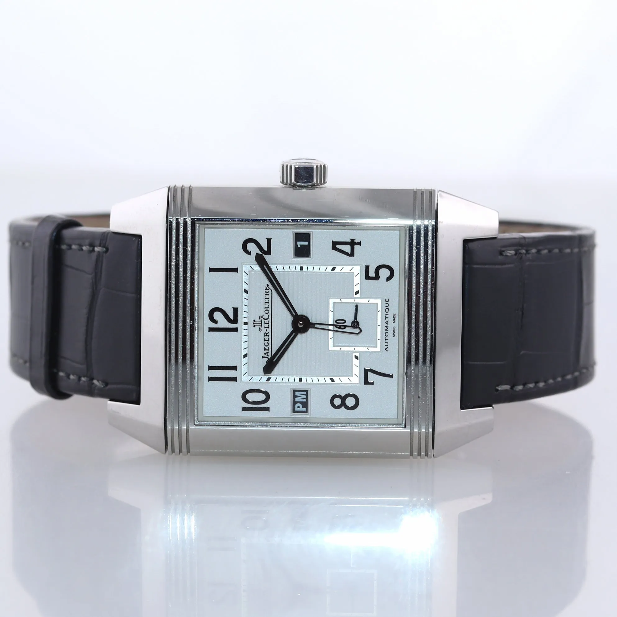 Jaeger LeCoultre JLC Reverso Squadra Hometime 230.8.77 Q7008420 Automatic Watch