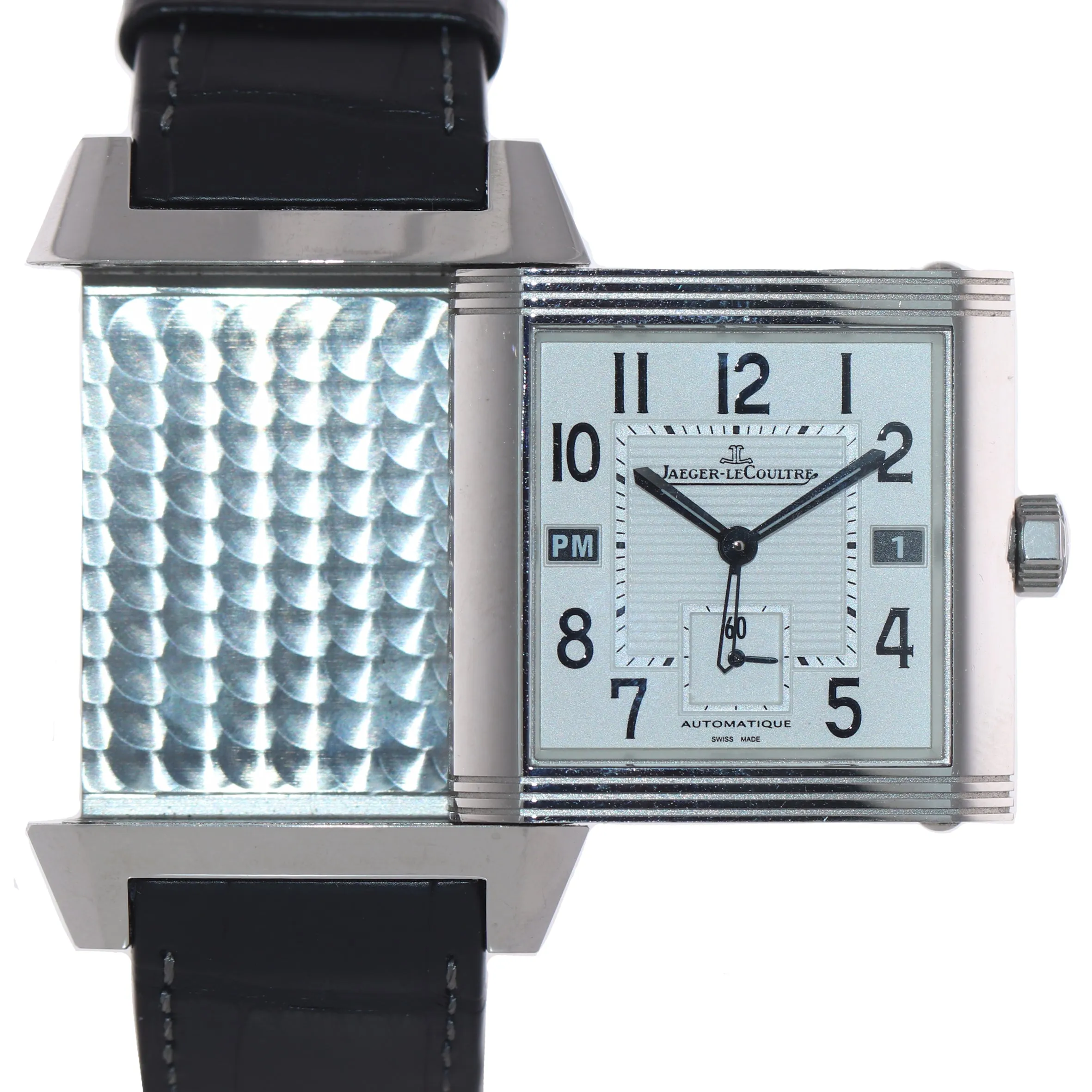Jaeger LeCoultre JLC Reverso Squadra Hometime 230.8.77 Q7008420 Automatic Watch