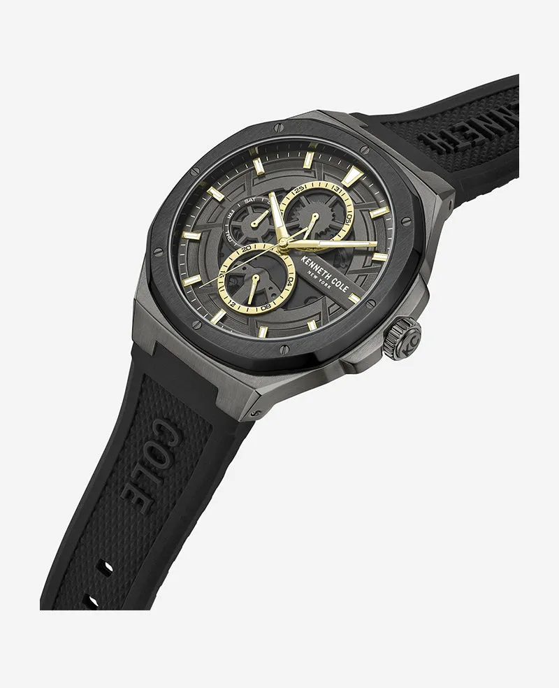 Kenneth Cole New York 43.5mm Dress Sport Gunmetal Men's Watch KCWGQ0047202