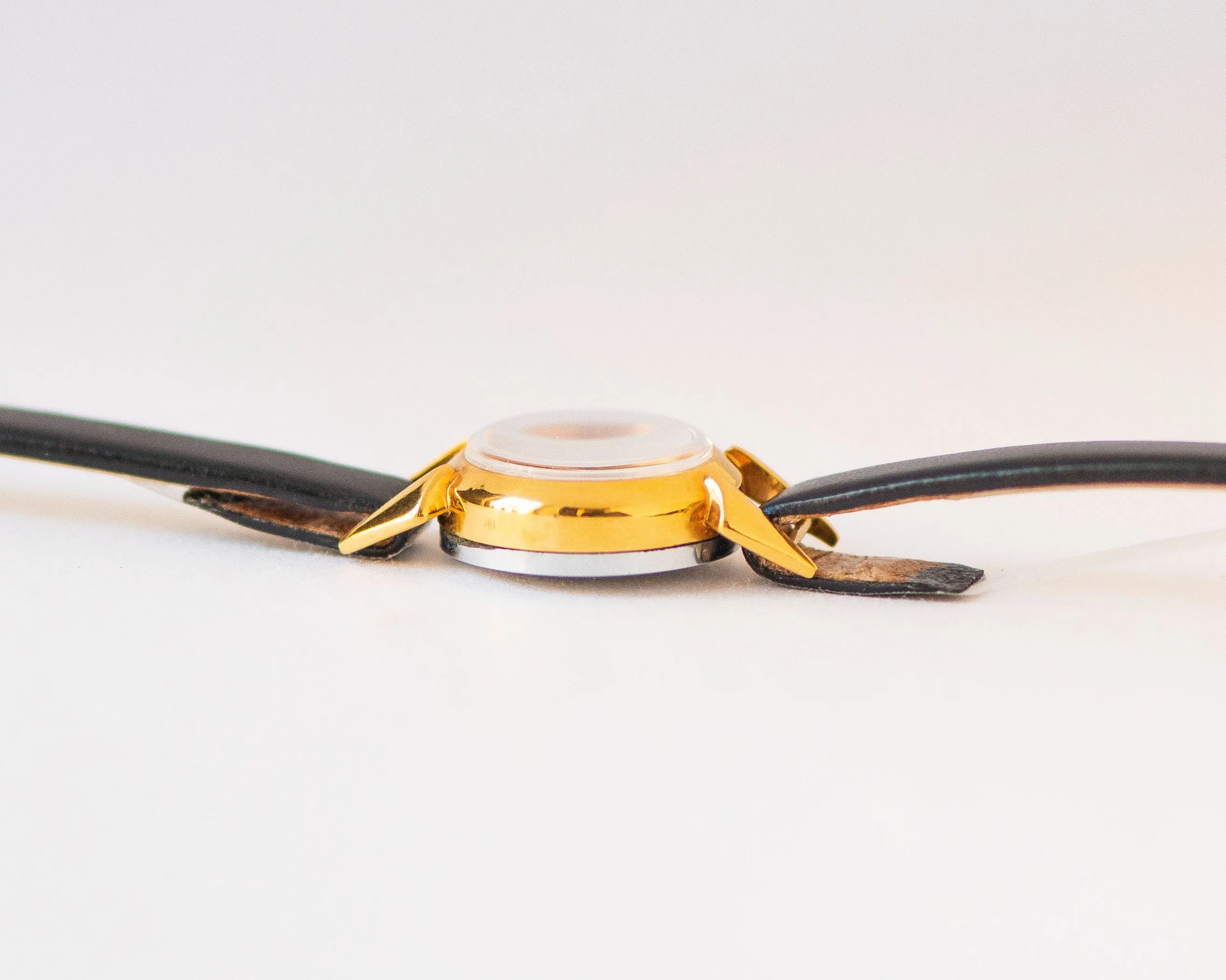 Limited edition women's watch gold plated Seagull, micro wristwatch lady classic, jewelry vintage watch girl gift, new premium leather strap