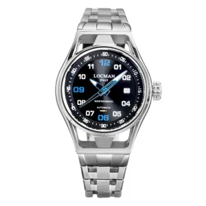 Locman Montecristo Stainless Steel and Titanium Watch