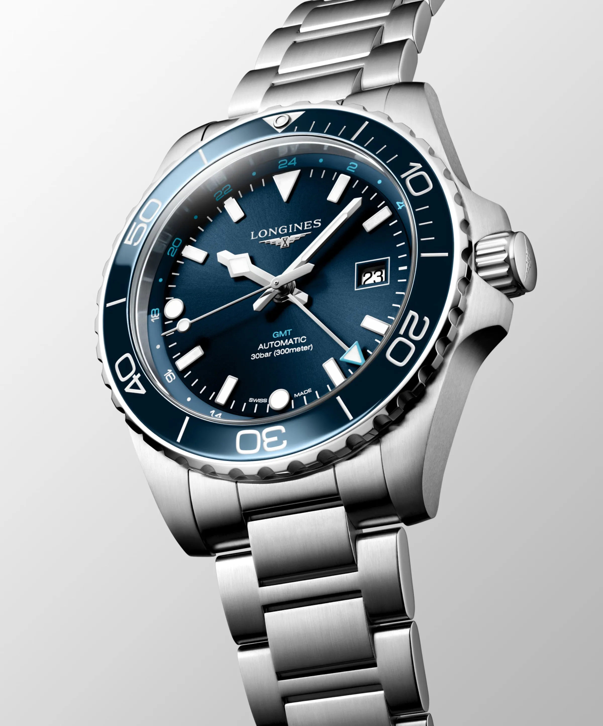 Longines HydroConquest GMT 43mm L3.890.4.96.6