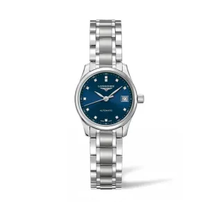 Longines Master Collection 25mm Stainless Steel Blue Dial Ladies' Watch