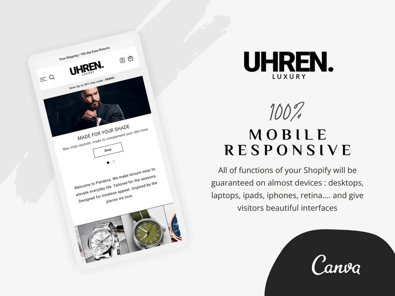 Luxe Luxuries - Premium Watch Store | Shopify 2.0 Theme