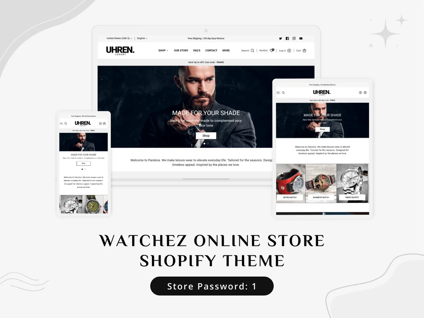 Luxe Luxuries - Premium Watch Store | Shopify 2.0 Theme