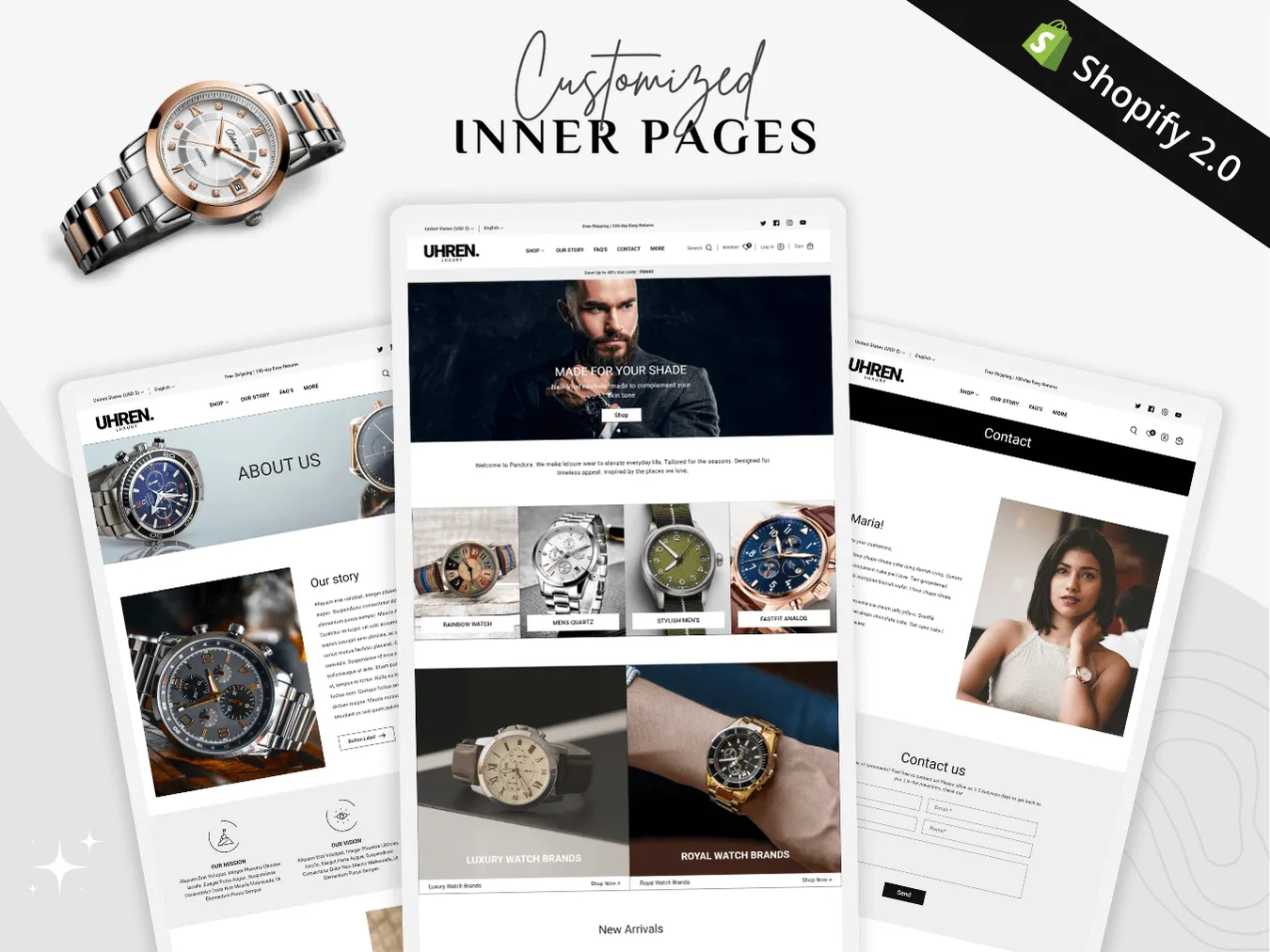 Luxe Luxuries - Premium Watch Store | Shopify 2.0 Theme