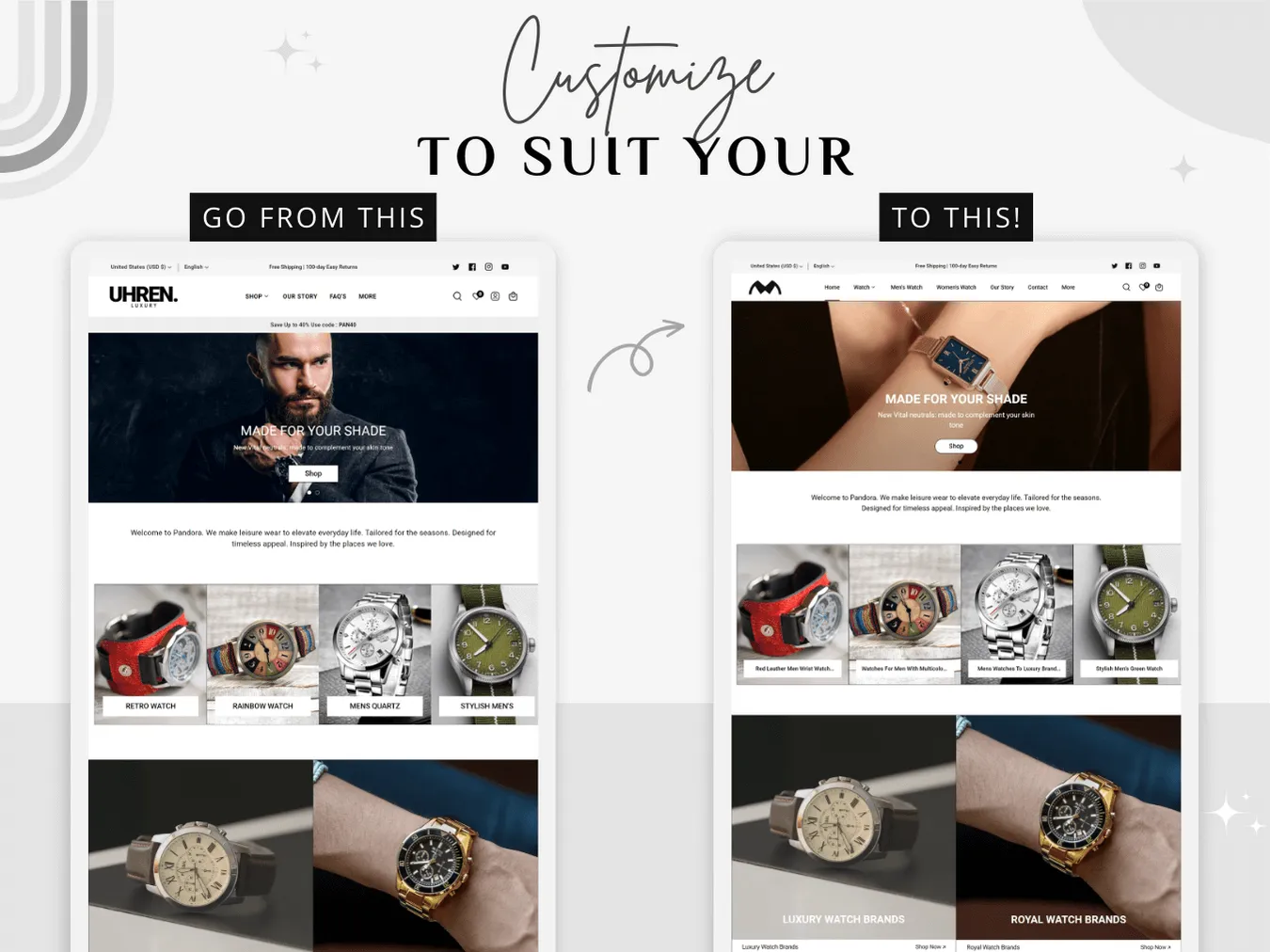 Luxe Luxuries - Premium Watch Store | Shopify 2.0 Theme
