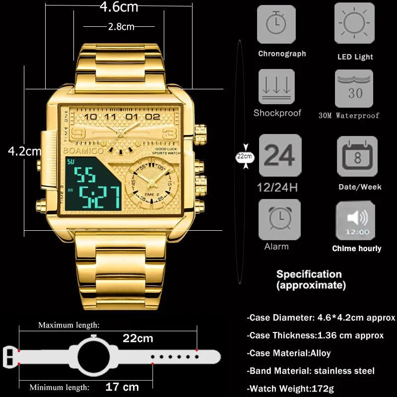 Luxurious Stainless Steel  Men Watches