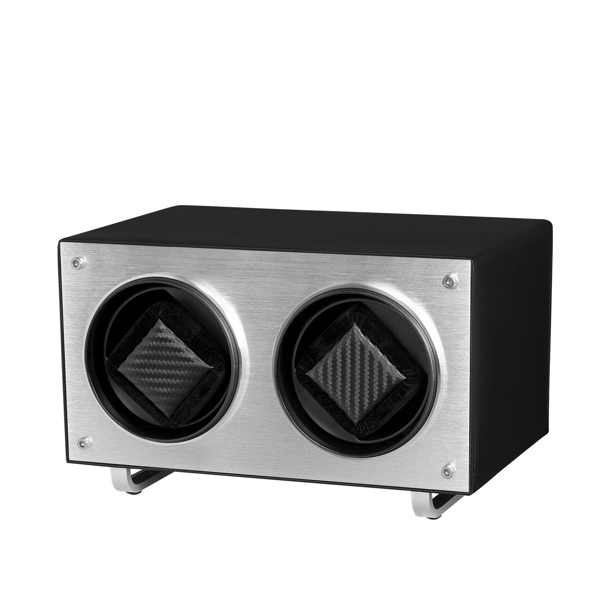 Mainspring Raceday Flemington Dual Slot Watch Winder Piston Black