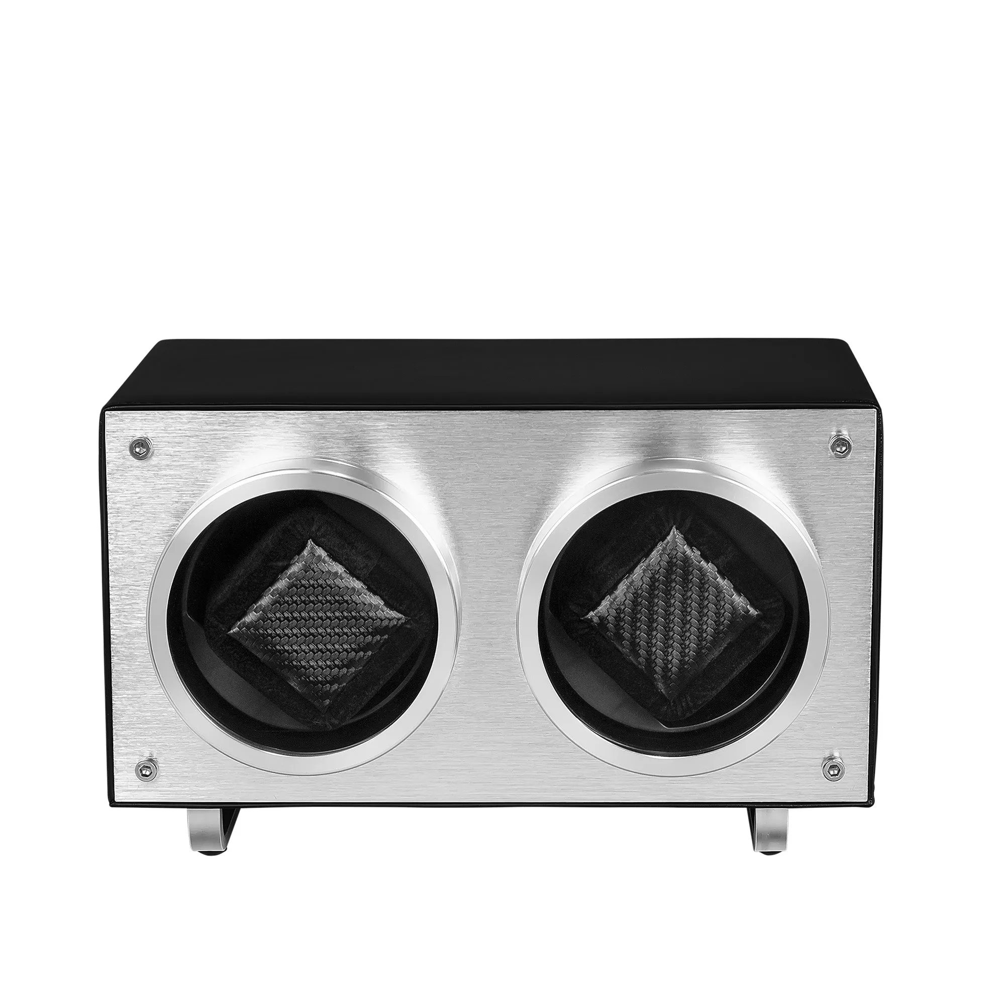 Mainspring Raceday Flemington Dual Slot Watch Winder Piston Black