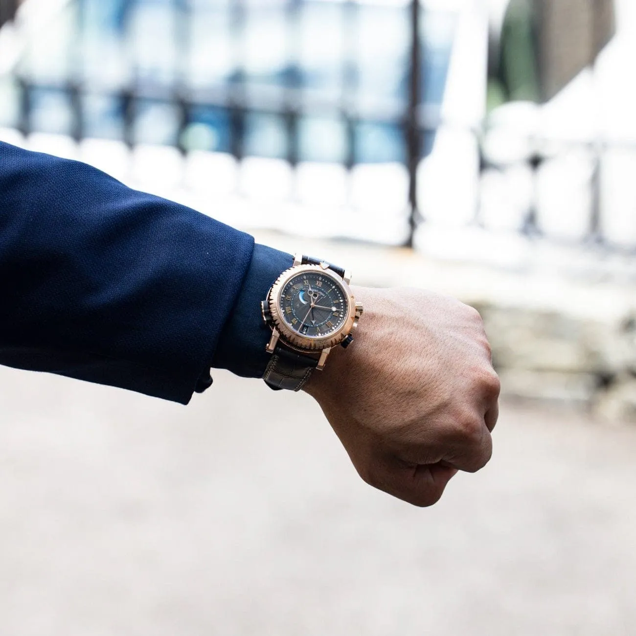 Marine Royale Alarm 45mm Rose Gold