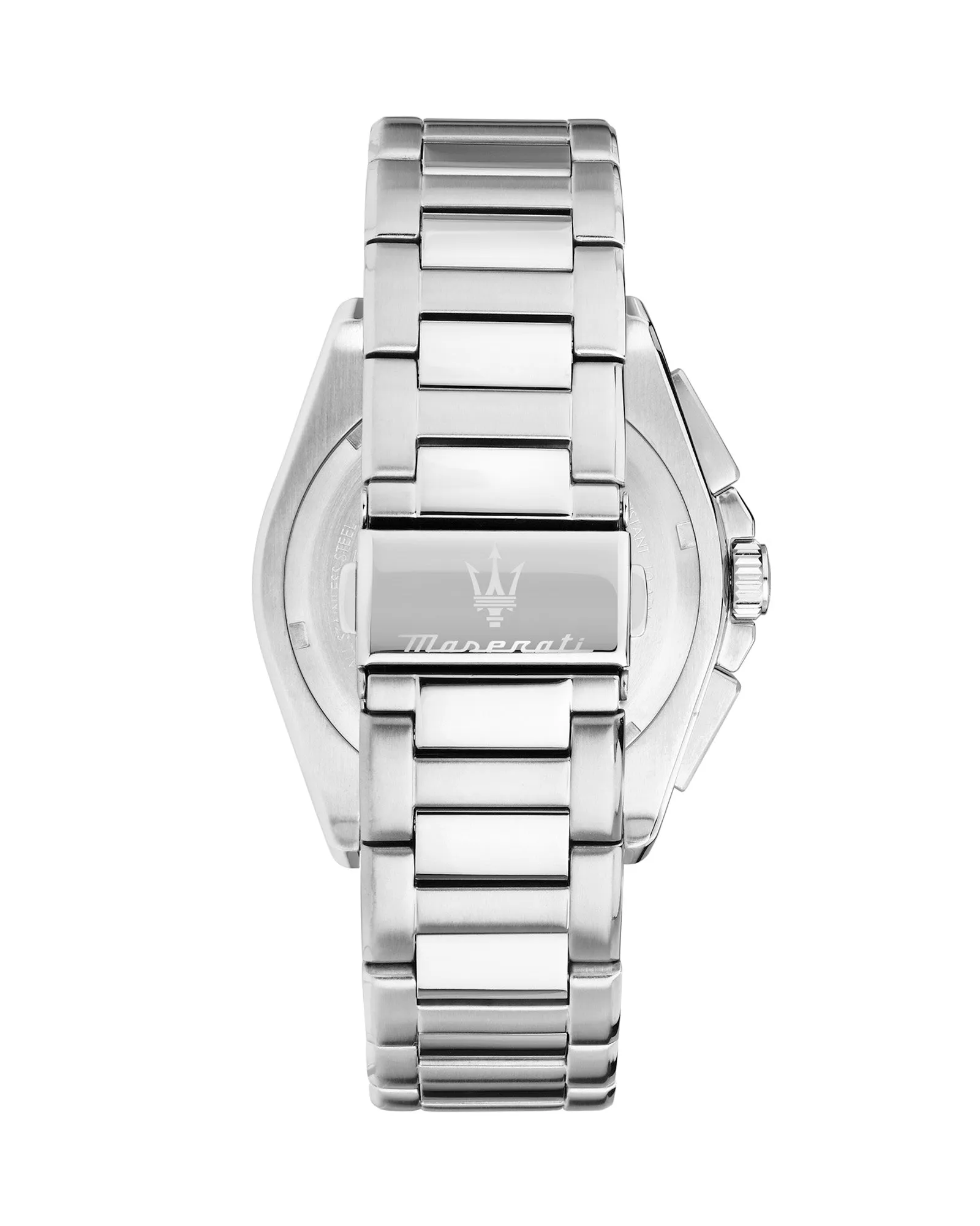 Maserati Velocita 43mm Chrono Silver Dial Stainless Steel Strap Watch