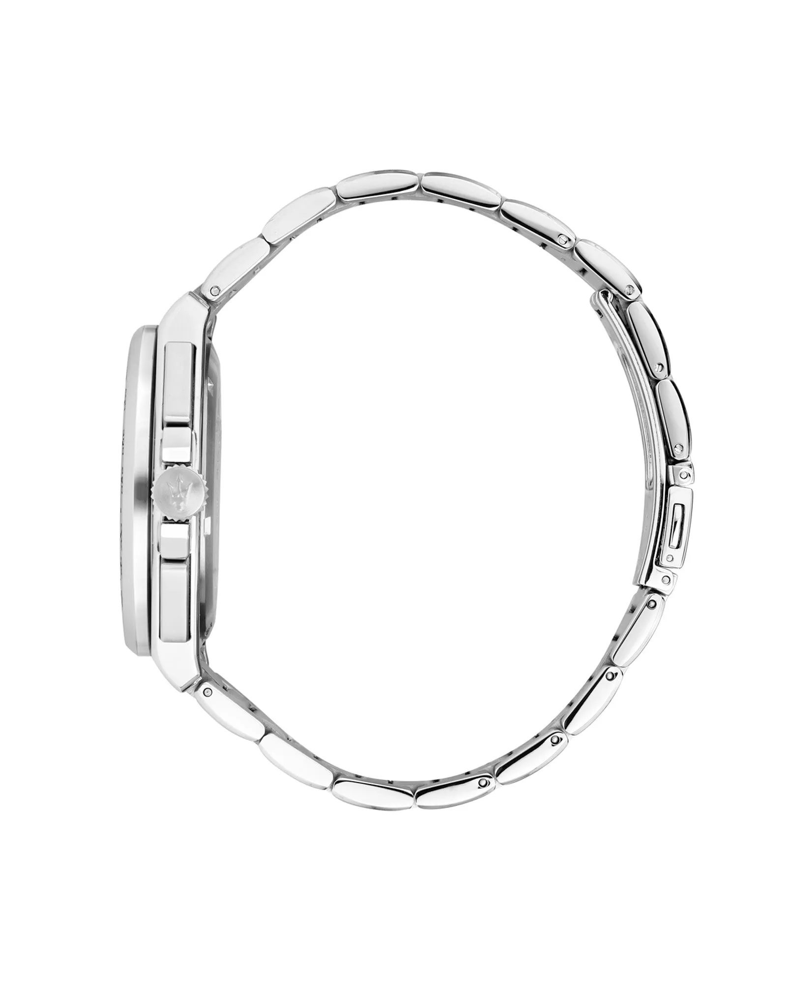 Maserati Velocita 43mm Chrono Silver Dial Stainless Steel Strap Watch