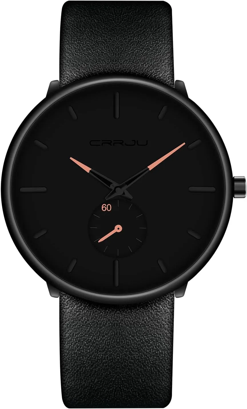 Mens Watches Ultra-Thin Minimalist Waterproof-Fashion Watch