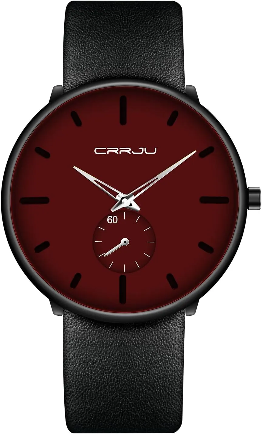 Mens Watches Ultra-Thin Minimalist Waterproof-Fashion Watch