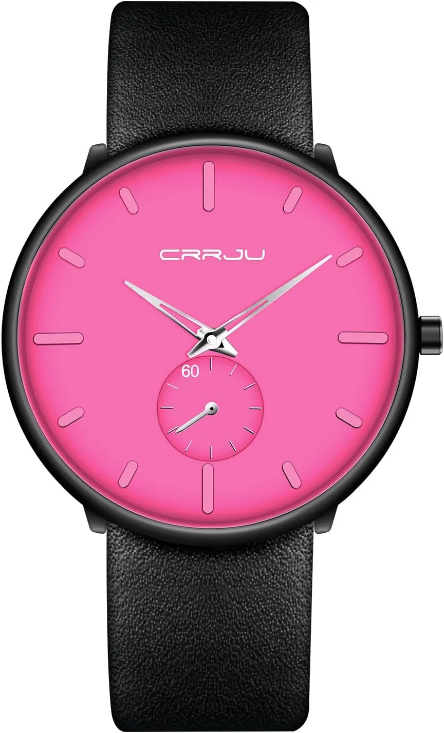 Mens Watches Ultra-Thin Minimalist Waterproof-Fashion Watch