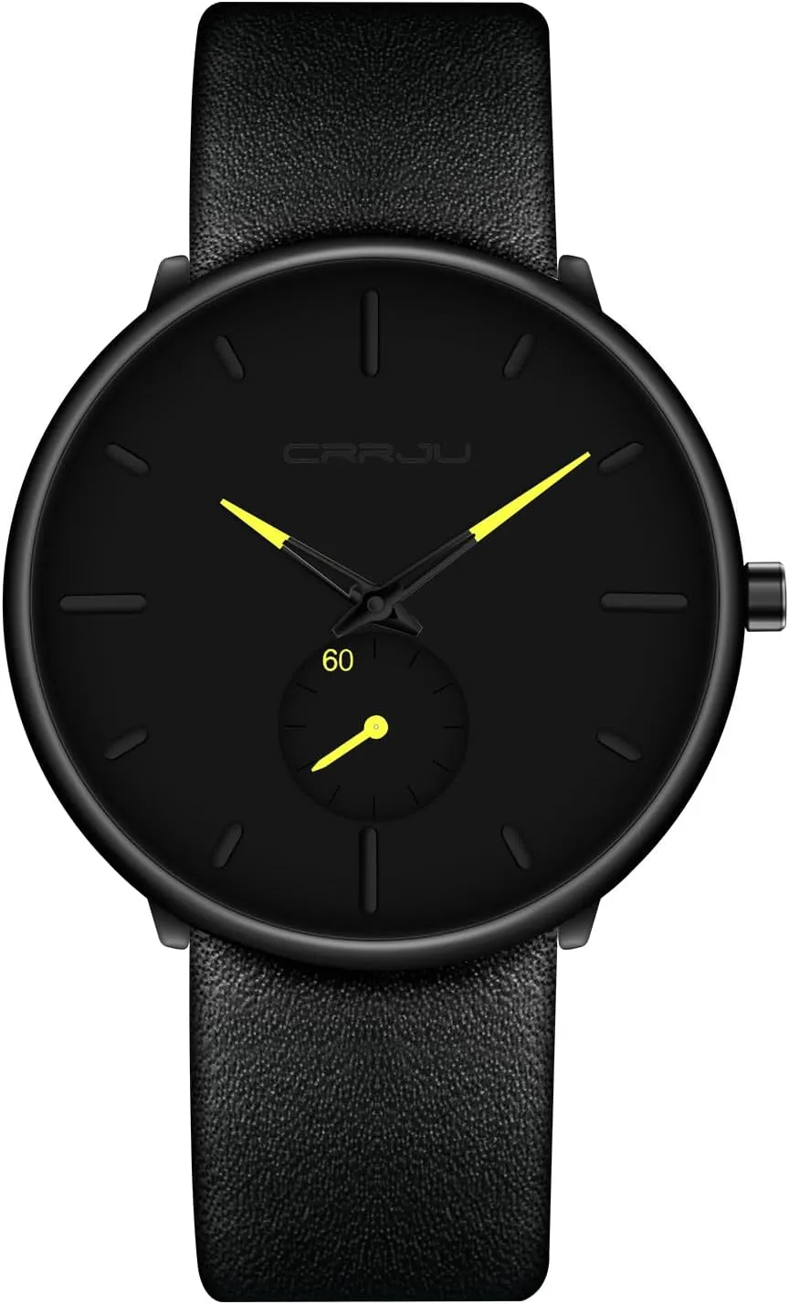 Mens Watches Ultra-Thin Minimalist Waterproof-Fashion Watch