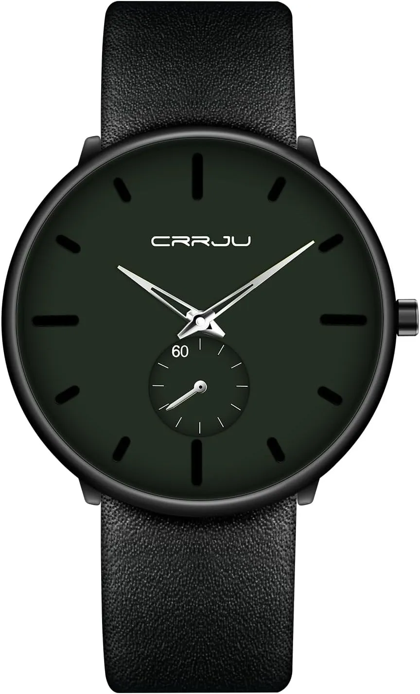 Mens Watches Ultra-Thin Minimalist Waterproof-Fashion Watch