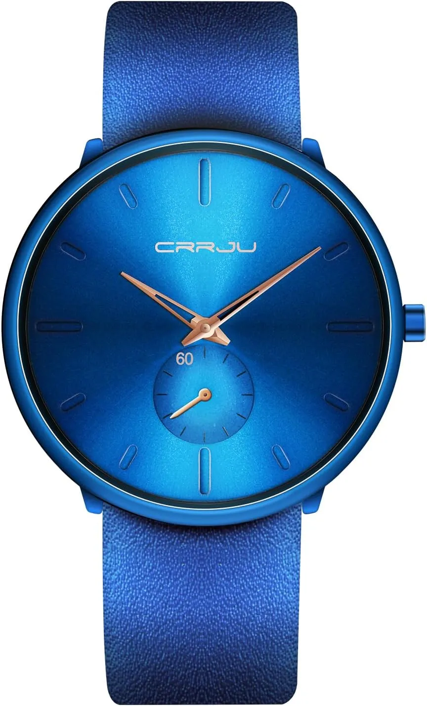 Mens Watches Ultra-Thin Minimalist Waterproof-Fashion Watch