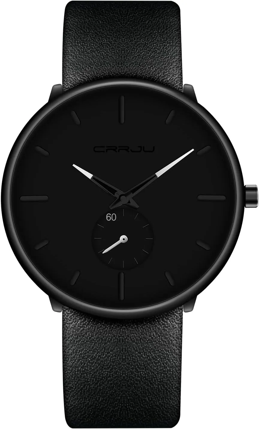 Mens Watches Ultra-Thin Minimalist Waterproof-Fashion Watch
