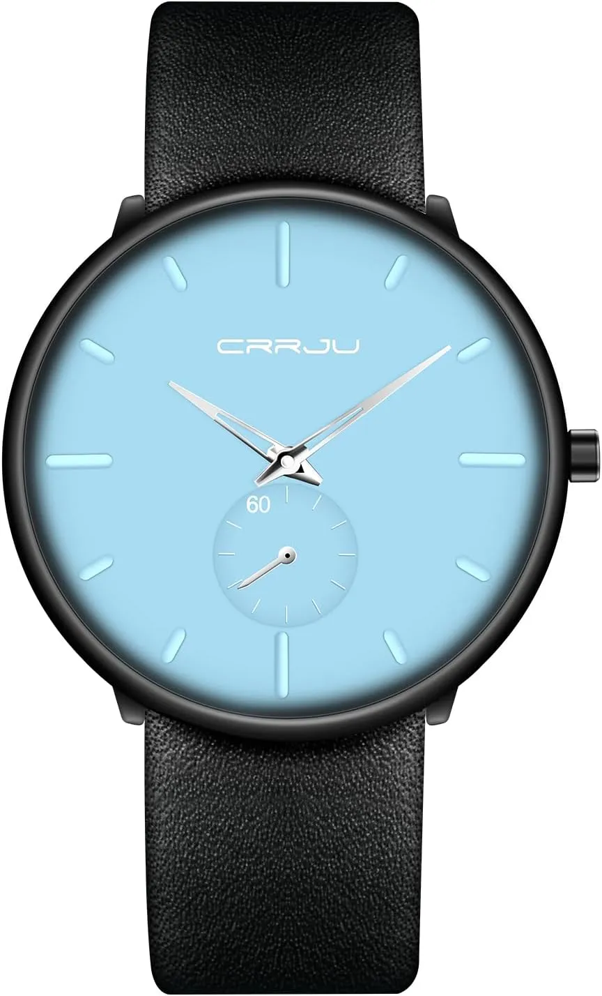 Mens Watches Ultra-Thin Minimalist Waterproof-Fashion Watch