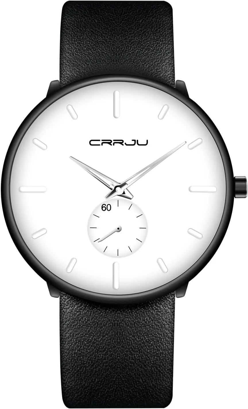 Mens Watches Ultra-Thin Minimalist Waterproof-Fashion Watch