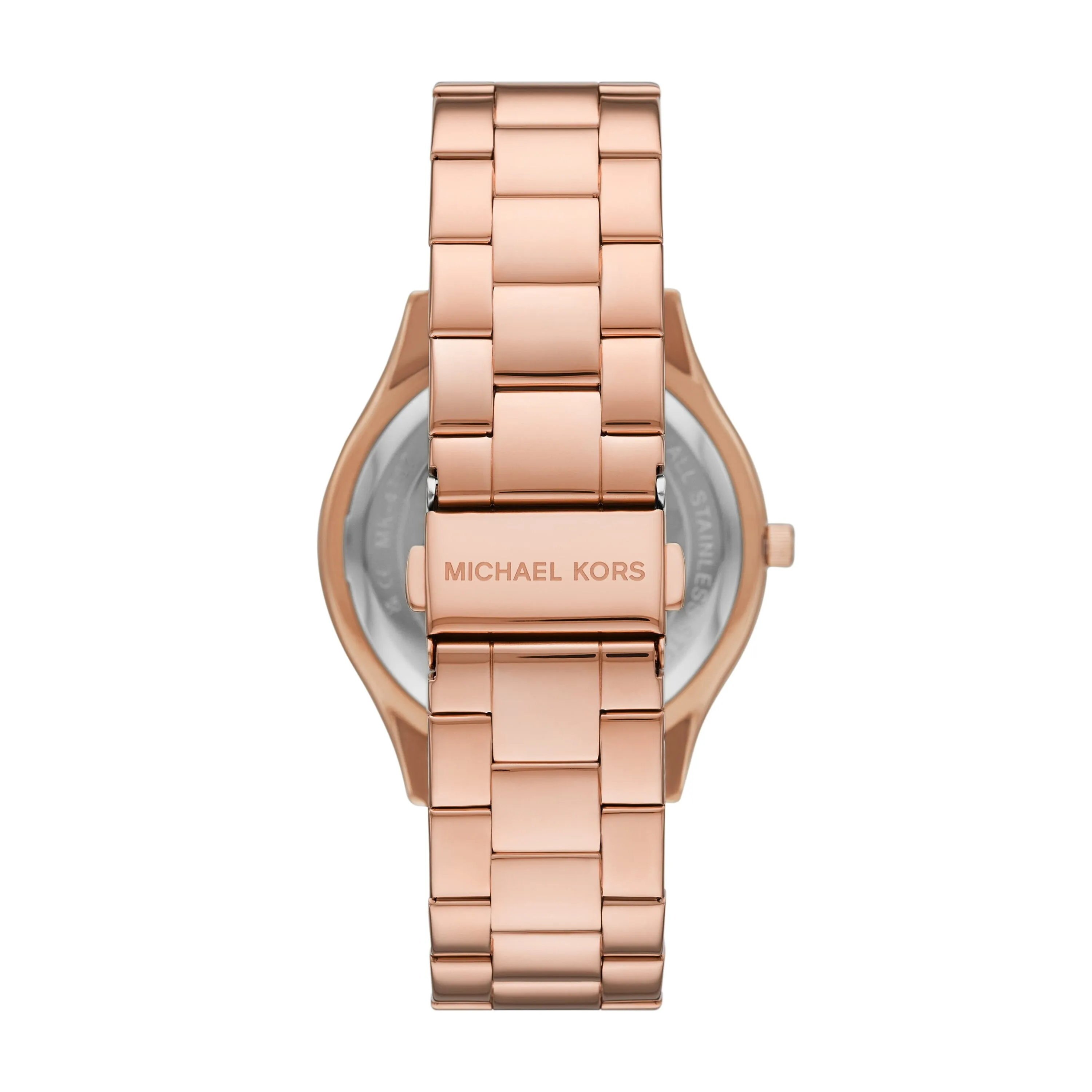 Michael Kors Slim Runway Three-Hand Rose Gold-Tone Stainless Steel Watch MK4733