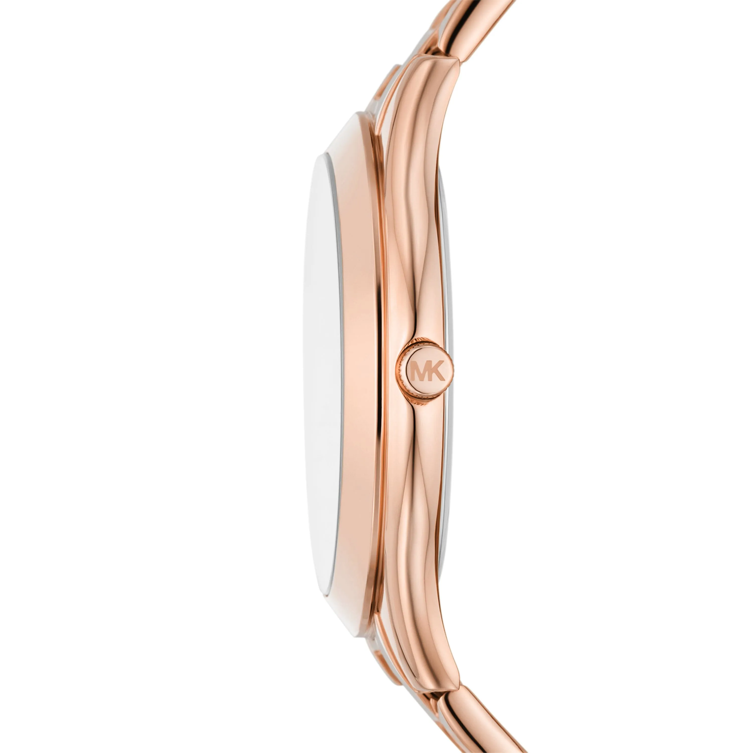 Michael Kors Slim Runway Three-Hand Rose Gold-Tone Stainless Steel Watch MK4733