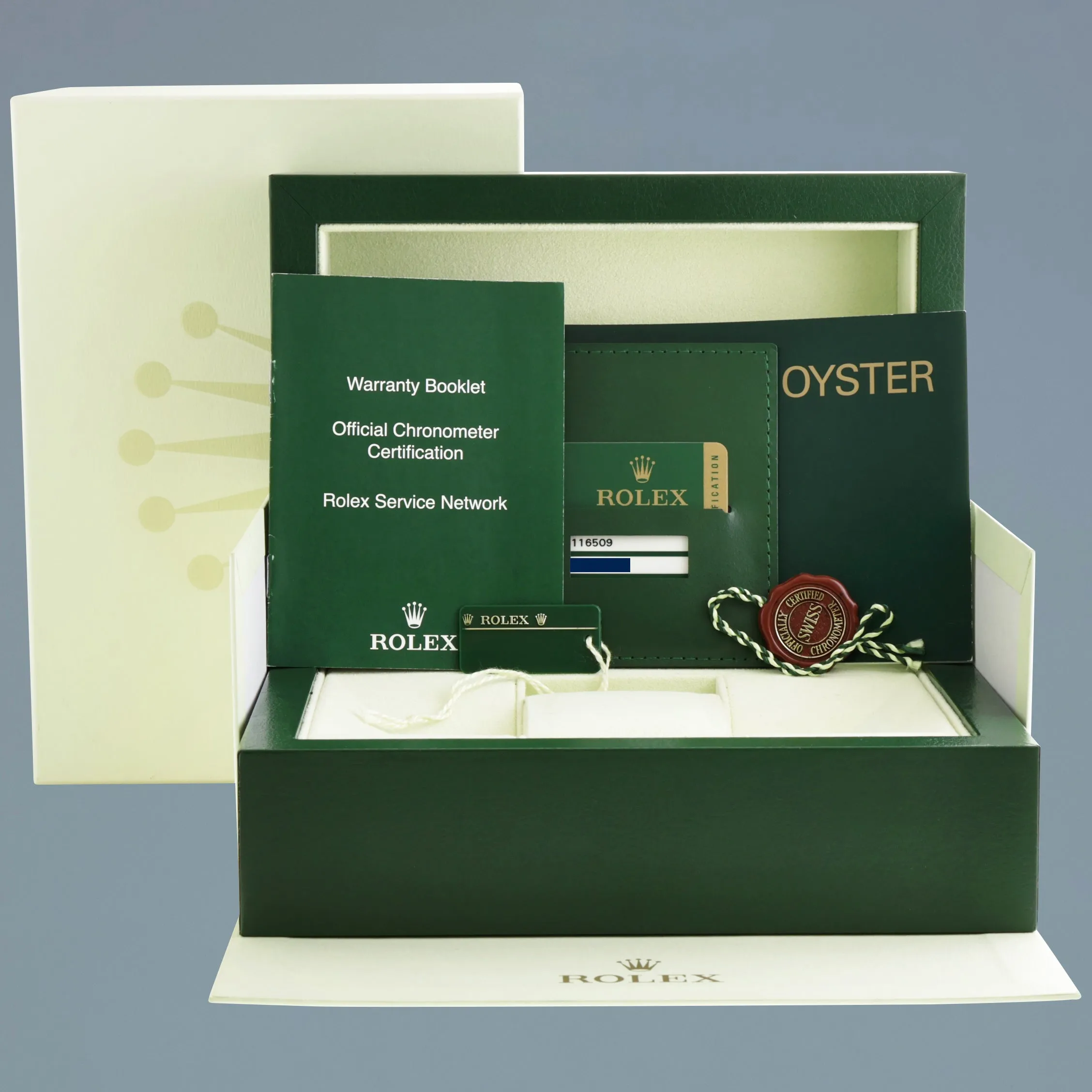 MINT 2011 PAPERS Rolex Daytona Meteorite Roman 116509 White Gold Chrono Watch Box