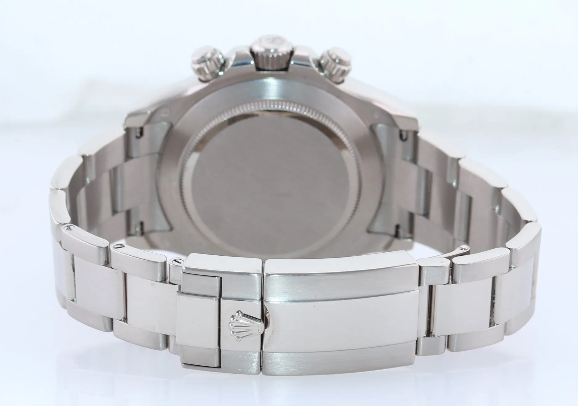 MINT 2016 Rolex Daytona Meteorite Roman 116509 White Gold Chronograph Watch