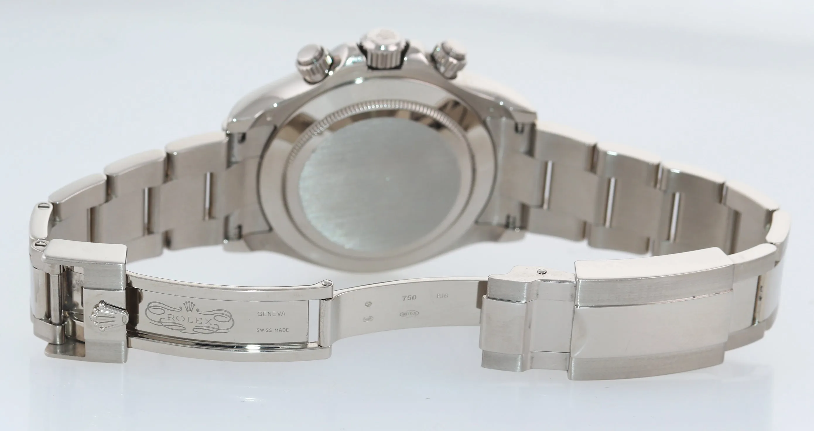 MINT 2016 Rolex Daytona Silver Arabic Racing 116509 18k White Gold Watch Box