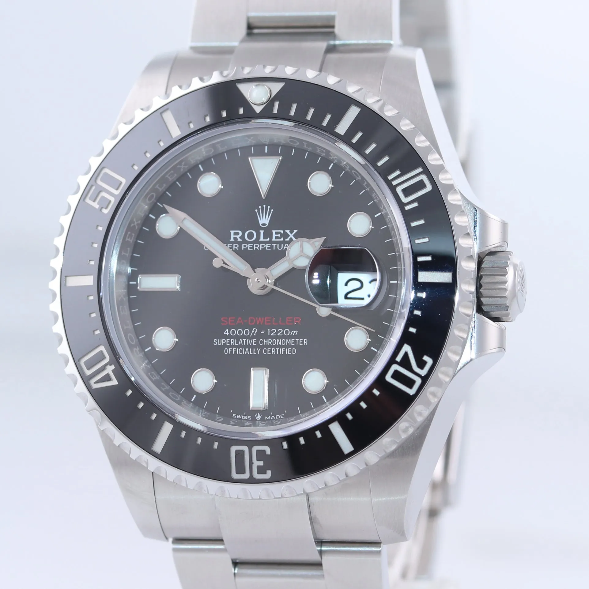 MINT 2019 PAPERS Mark II Rolex Red Sea-Dweller 43mm 126600 Steel Watch Box
