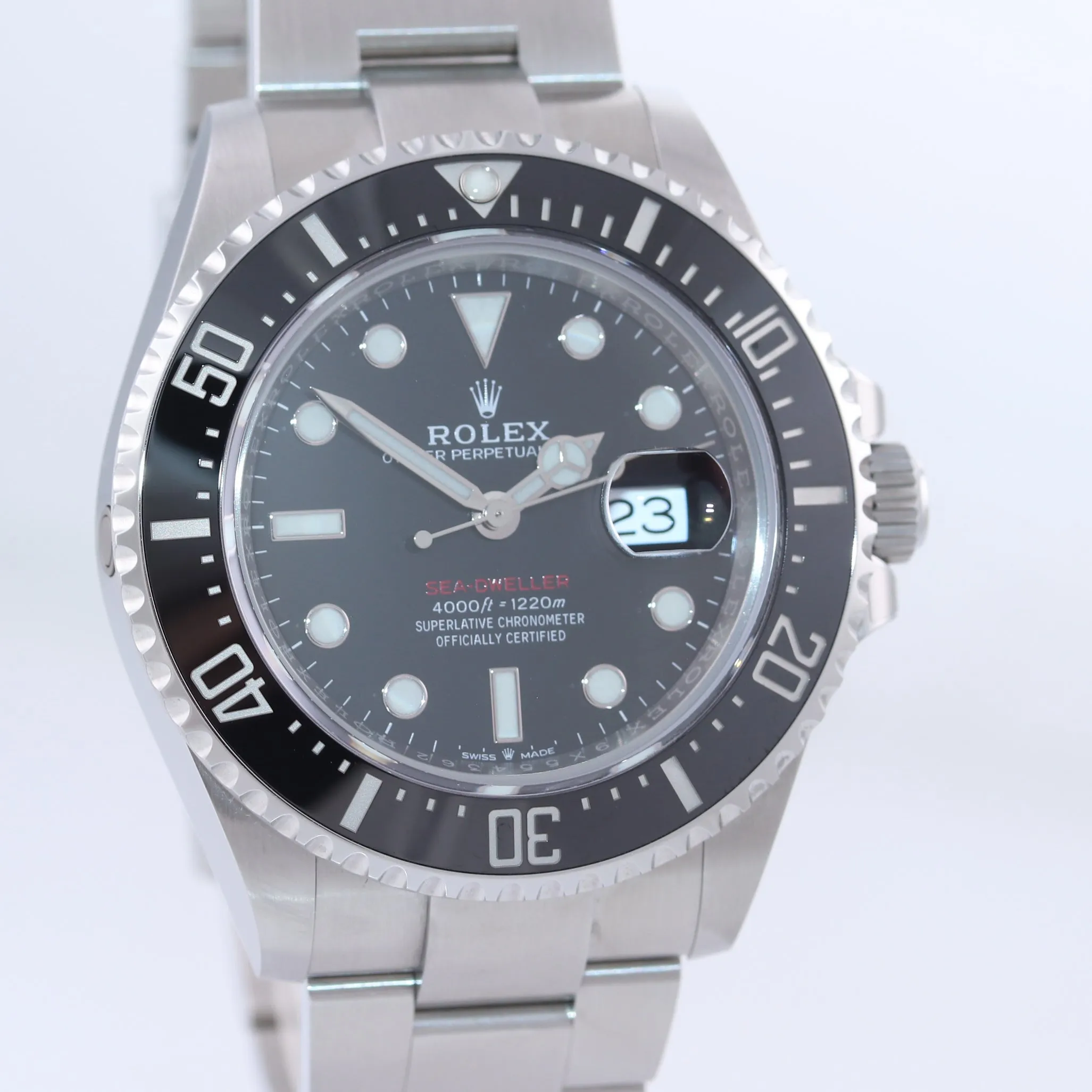 MINT 2019 PAPERS Mark II Rolex Red Sea-Dweller 43mm 126600 Steel Watch Box