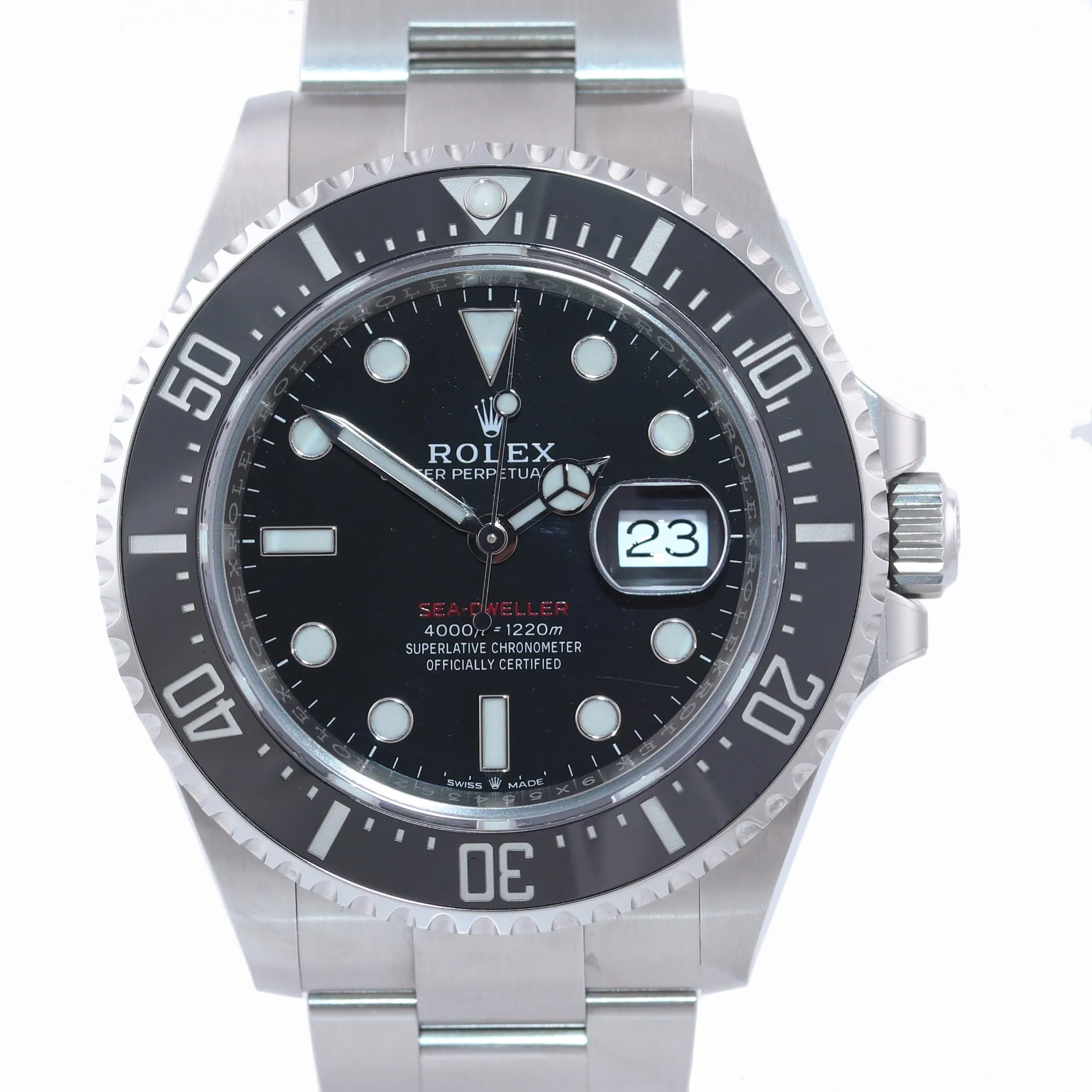 MINT 2019 PAPERS Mark II Rolex Red Sea-Dweller 43mm 126600 Steel Watch Box
