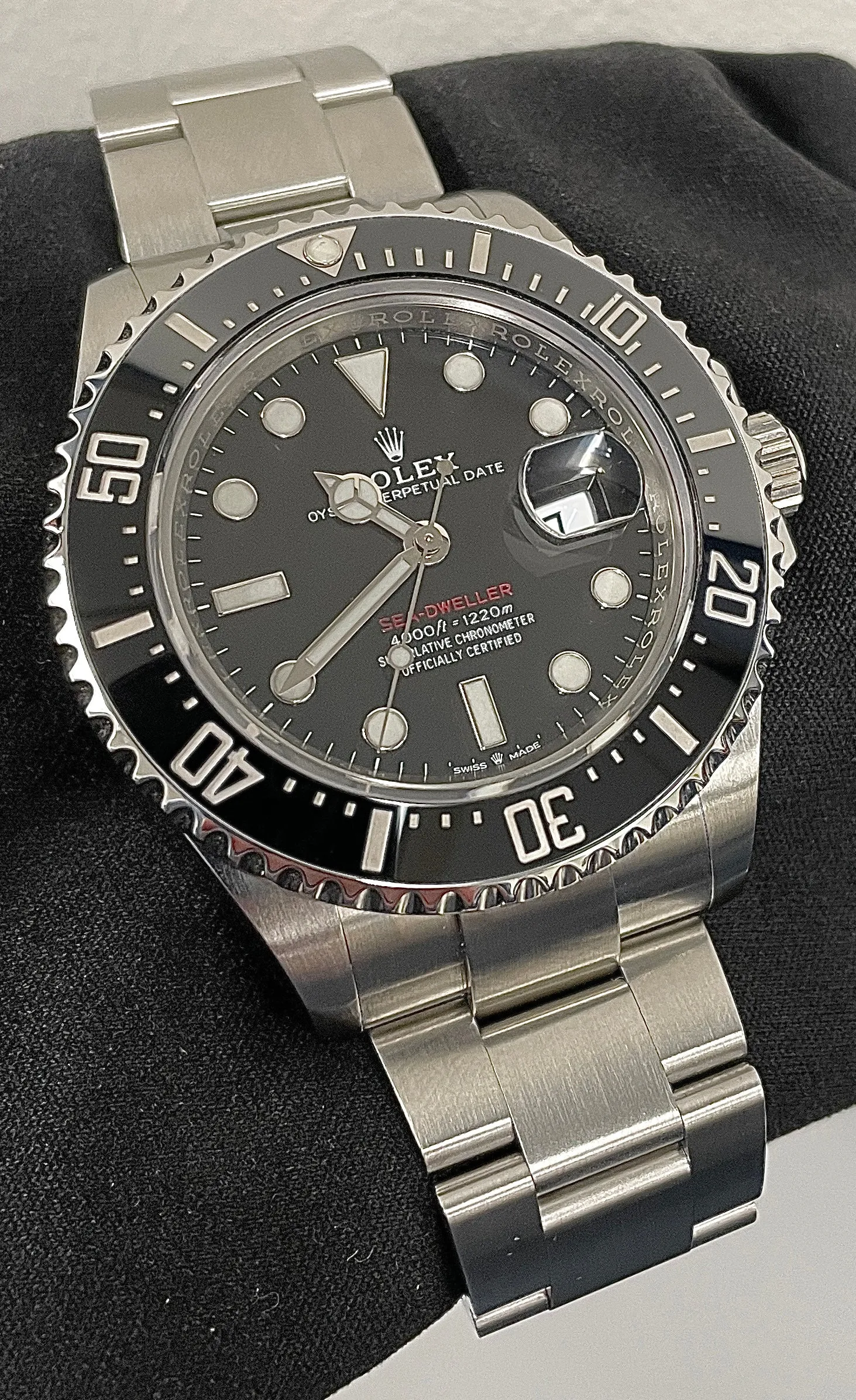 MINT 2020 Rolex Red Sea-Dweller 43mm Mark II 50th Anniversary 126600 Steel Watch