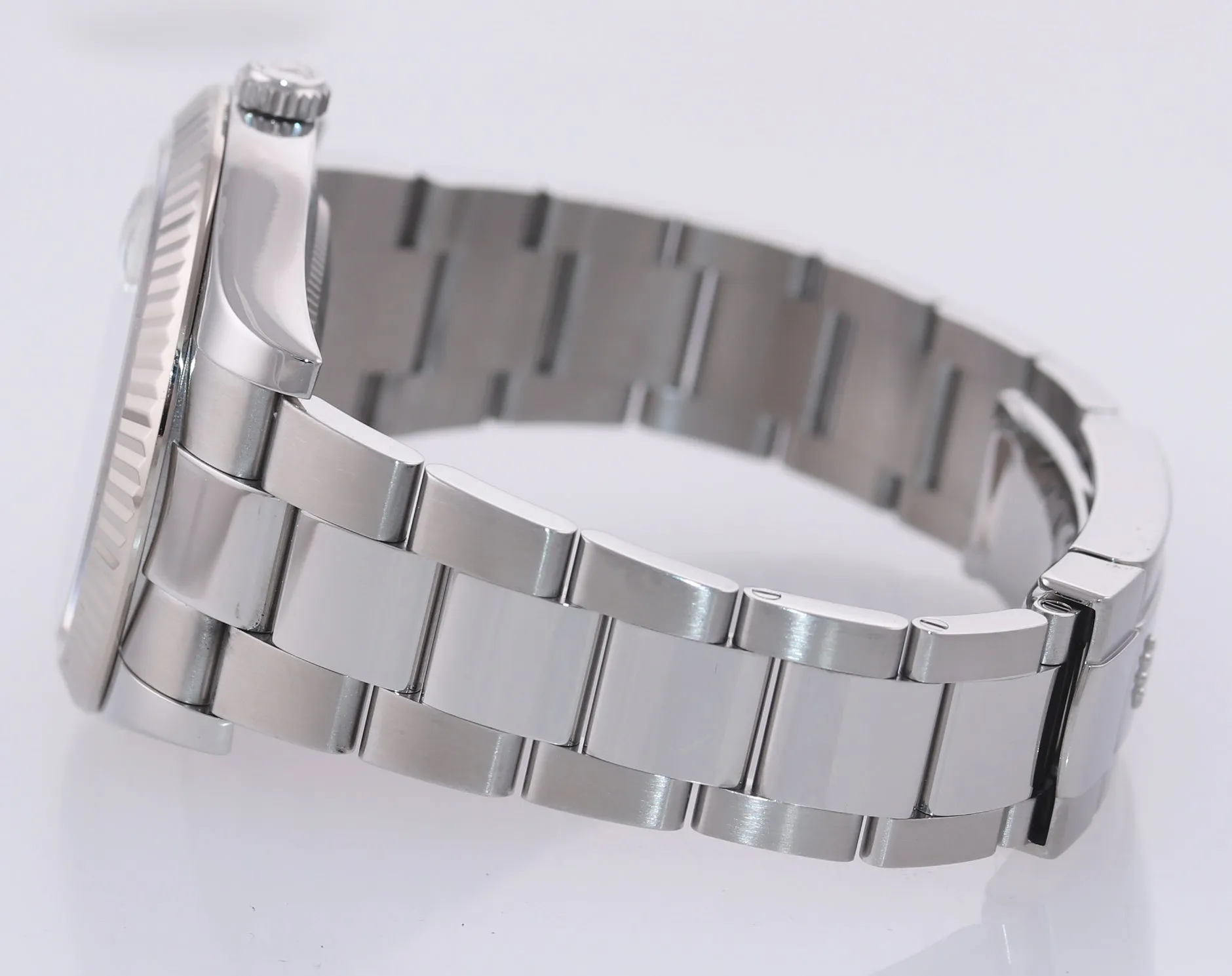 MINT PAPERS Rolex Datejust II 41mm 18k White Gold Steel White Stick 116334 Watch