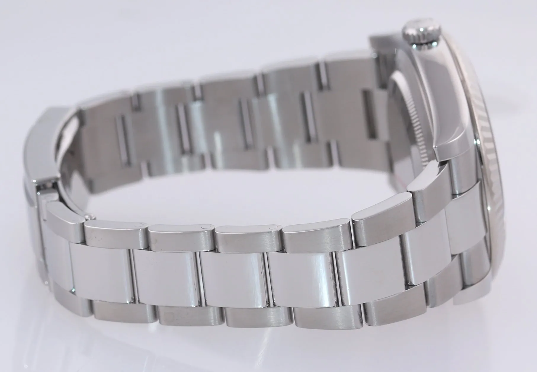 MINT PAPERS Rolex Datejust II 41mm 18k White Gold Steel White Stick 116334 Watch