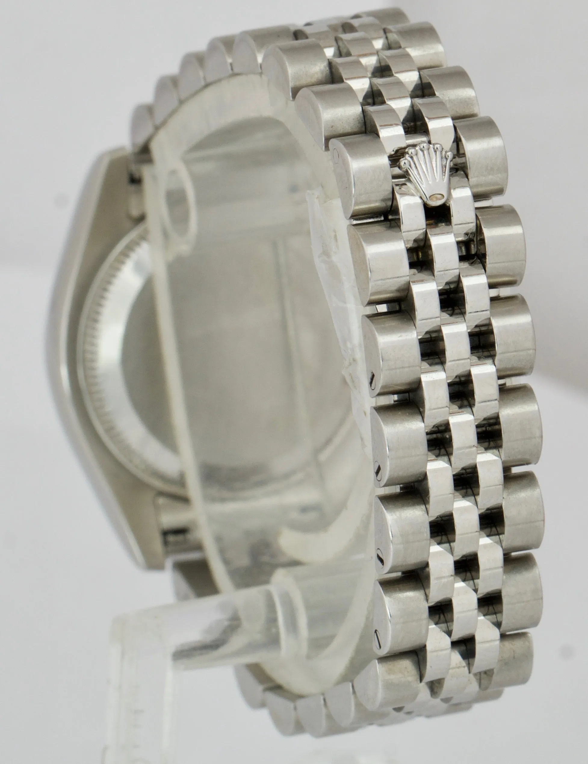 MINT Rolex DateJust 26mm Stainless Steel Blue Roman Fluted Jubilee Watch 179174