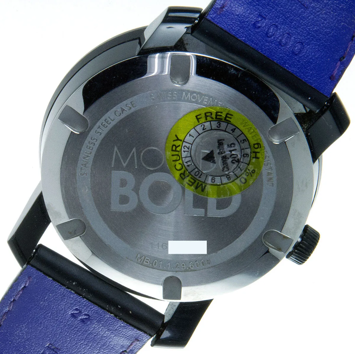Movado Bold Black Watch