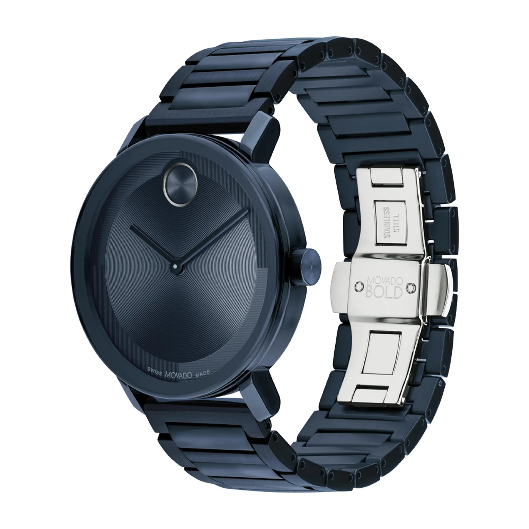 Movado Bold Evolution 2.0 Blue Tone and Dial Watch 40mm