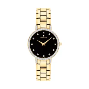 Movado FACETO Quartz Women's Watch 0607644