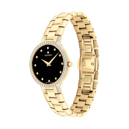 Movado FACETO Quartz Women's Watch 0607644