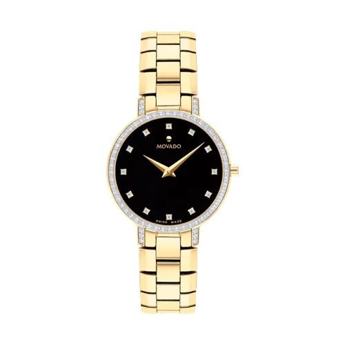 Movado FACETO Quartz Women's Watch 0607644