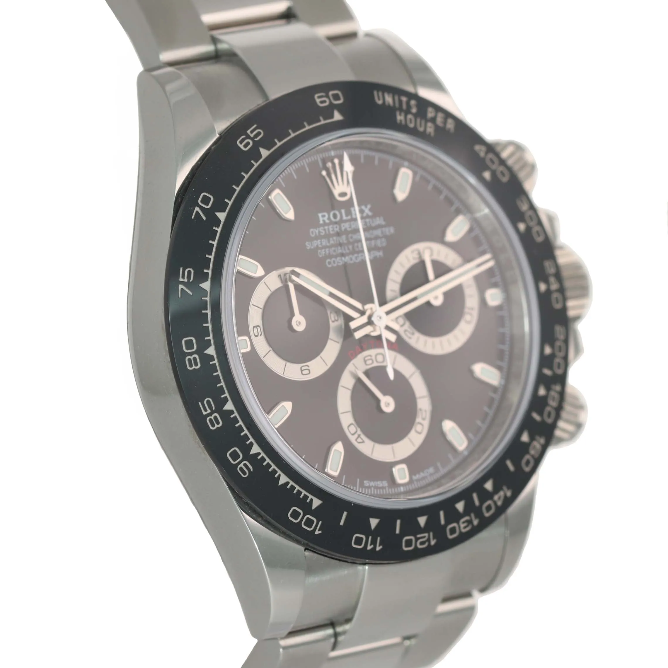 NEW 2019 PAPERS Rolex Daytona 116500 Black Ceramic Steel Watch Box