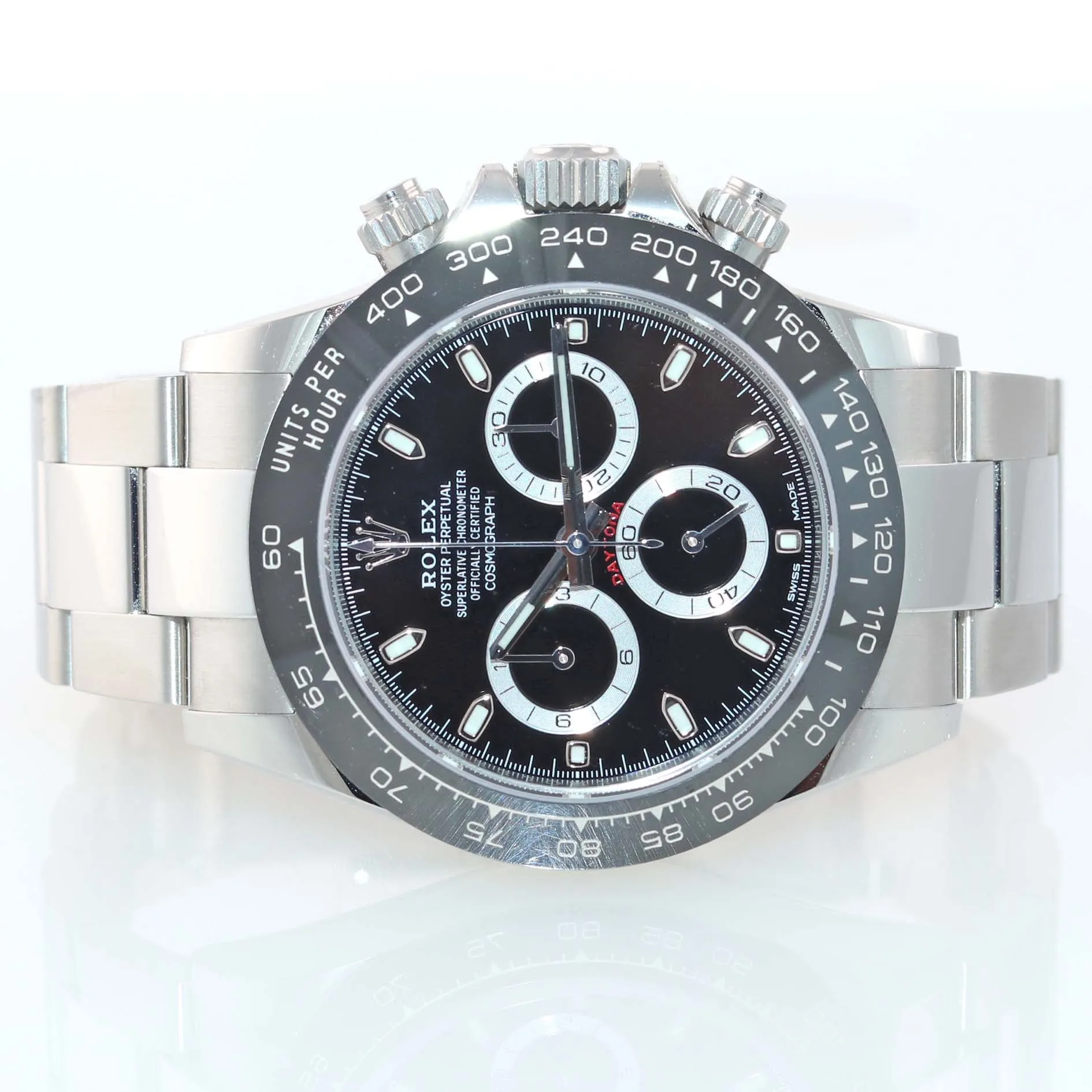 NEW 2019 PAPERS Rolex Daytona 116500 Black Ceramic Steel Watch Box