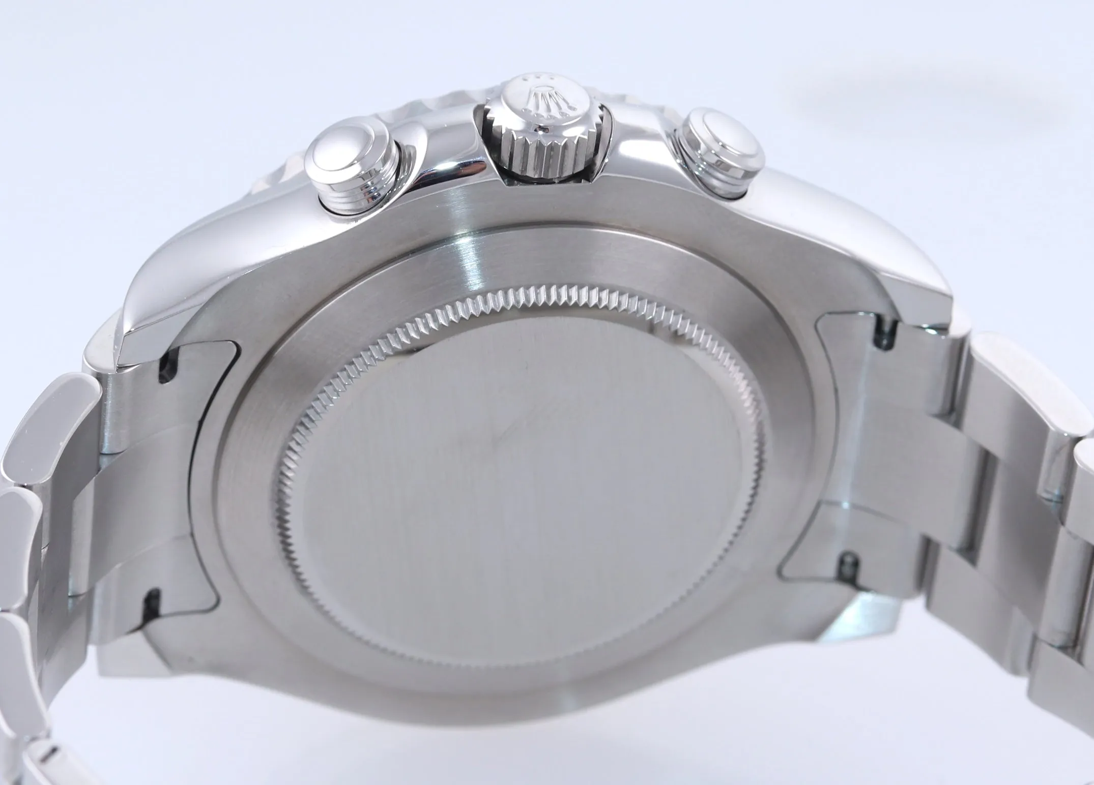 NEW 2019 Rolex Yacht-Master 2 44mm MERCEDES HANDS Steel Blue 116680 Watch