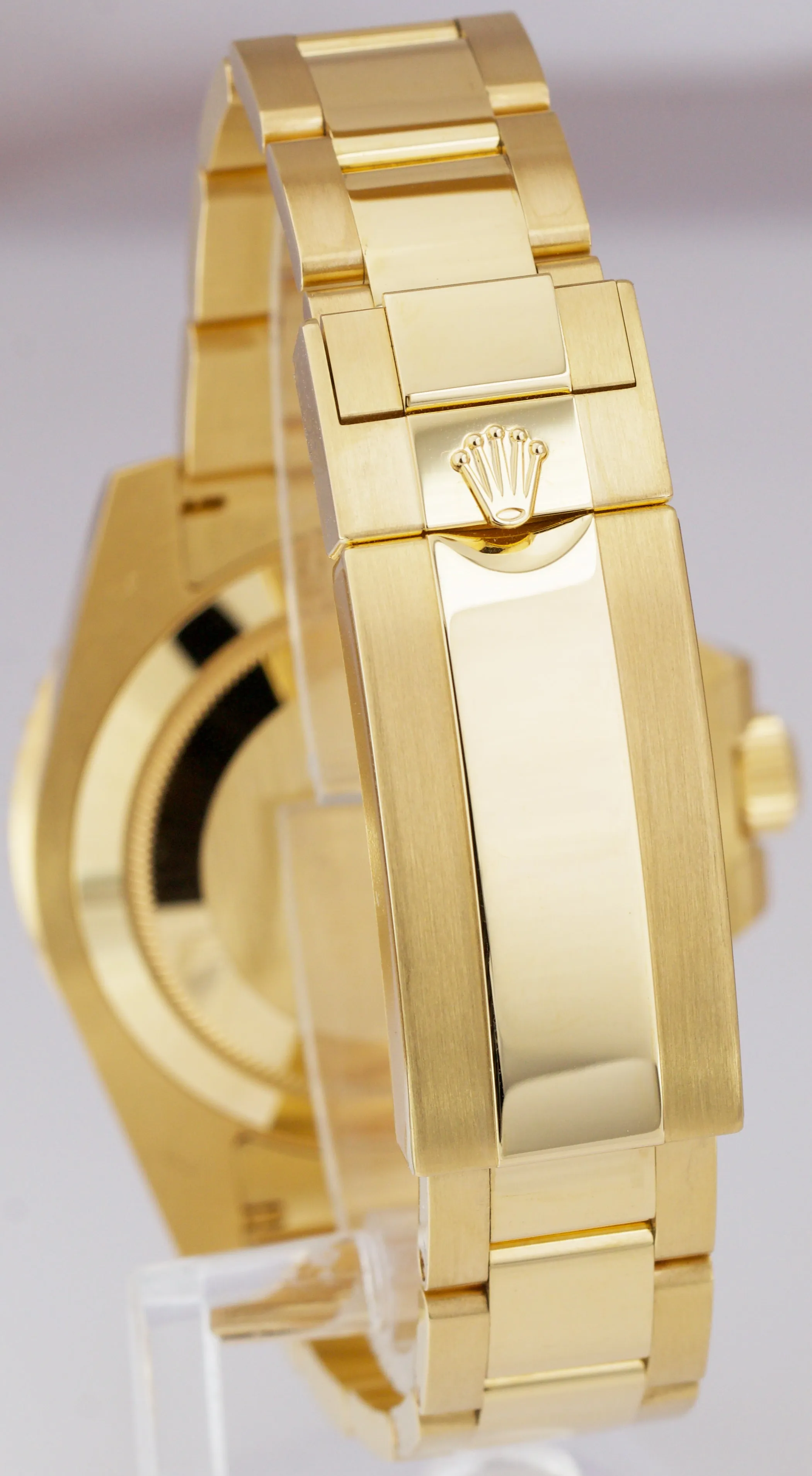 NEW 2020 STICKERED Rolex Submariner 18K Yellow Gold Black 40mm Watch 116618 LN