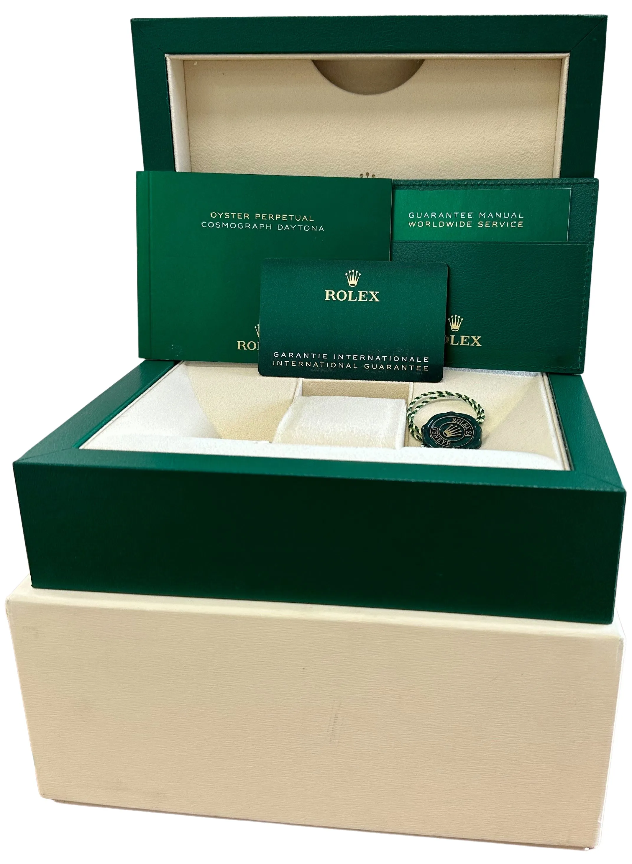 NEW 2023 Rolex Daytona Cosmograph Silver Black 18K White Gold Watch 116509 B P