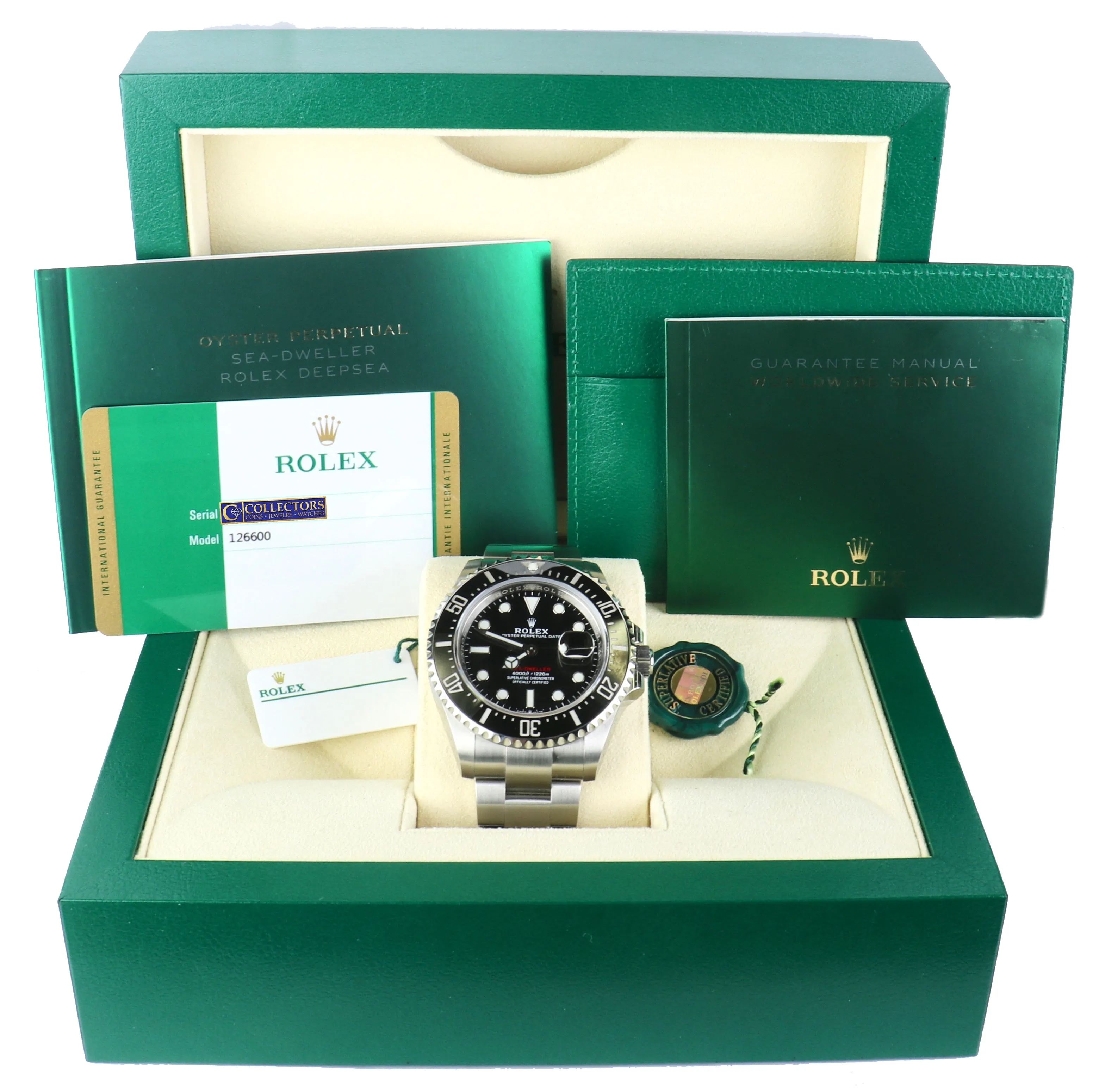 NEW JAN 2020 Rolex Red Sea-Dweller 43mm Mark II 50th Anniversary Steel 126600